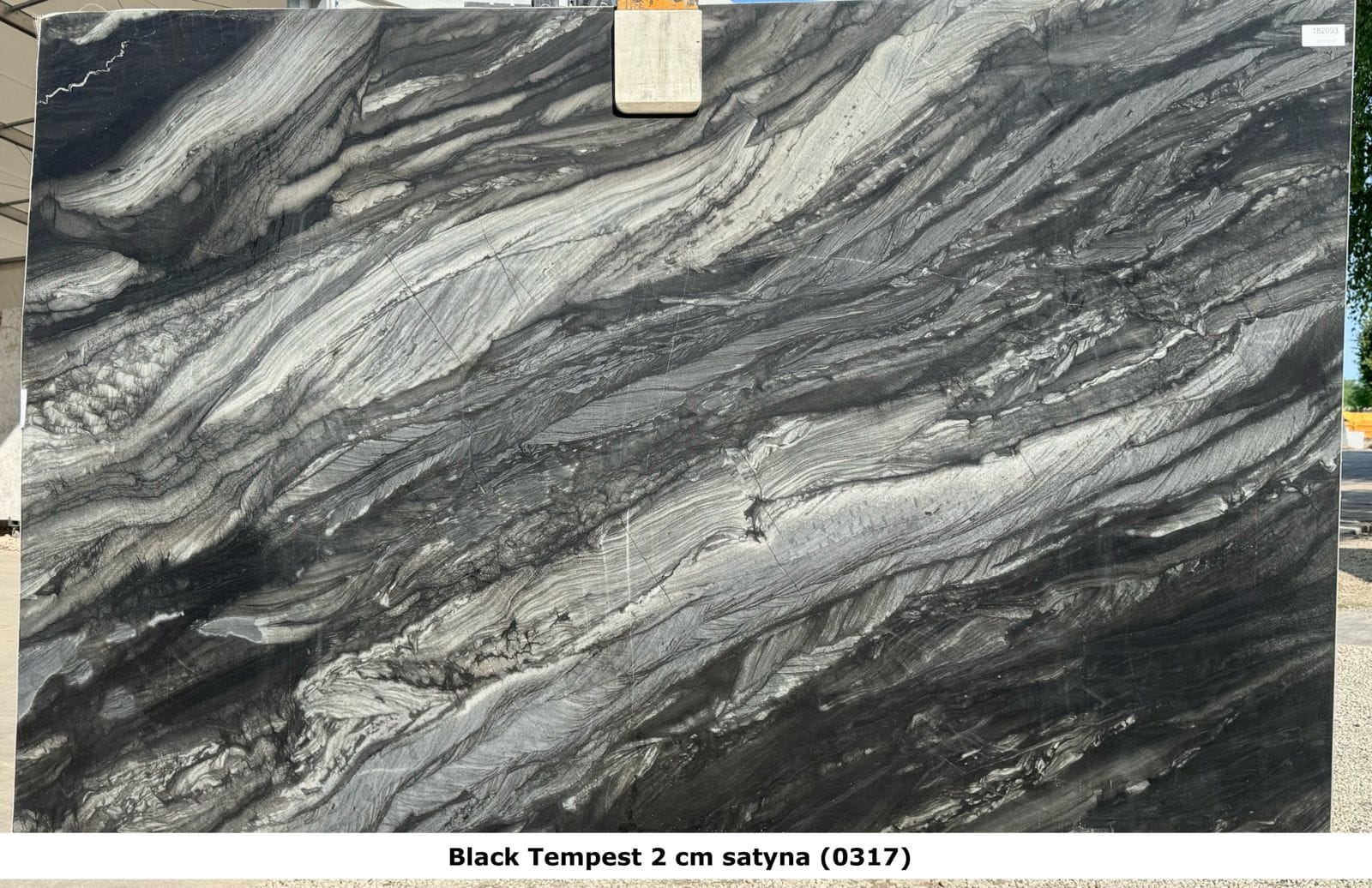Kwarcyt Naturalny Black Tempest 2 cm satyna - obrazek 2