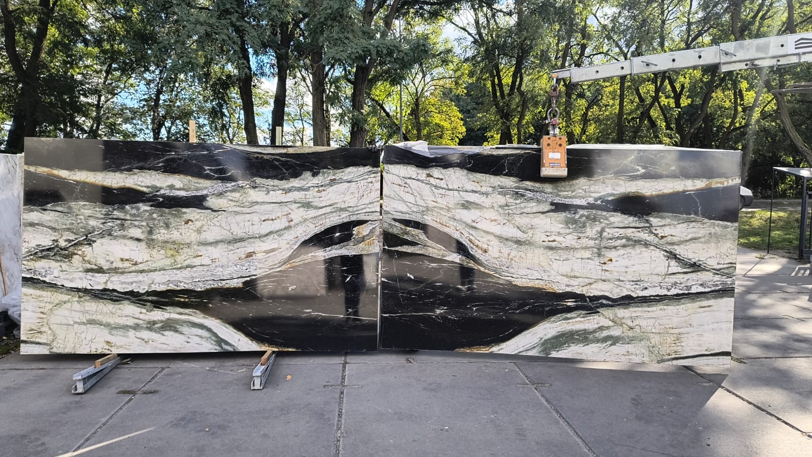 Kwarcyt Naturalny Amalfi 2 cm poler / nr. bloku 73823 - obrazek 3