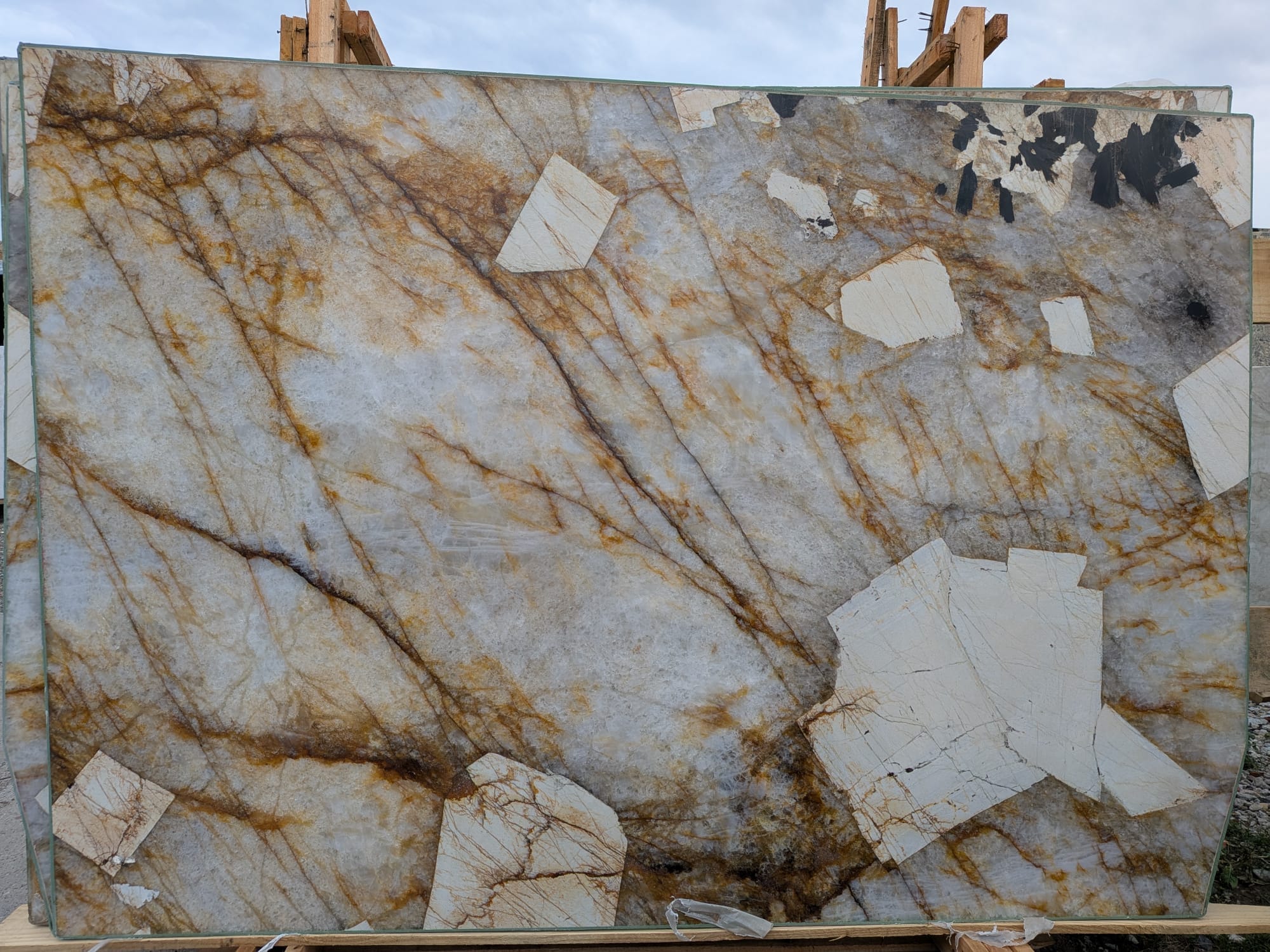 Kwarcyt Naturalny Patagonia 2 cm poler / nr. bloku 031753 - obrazek 2