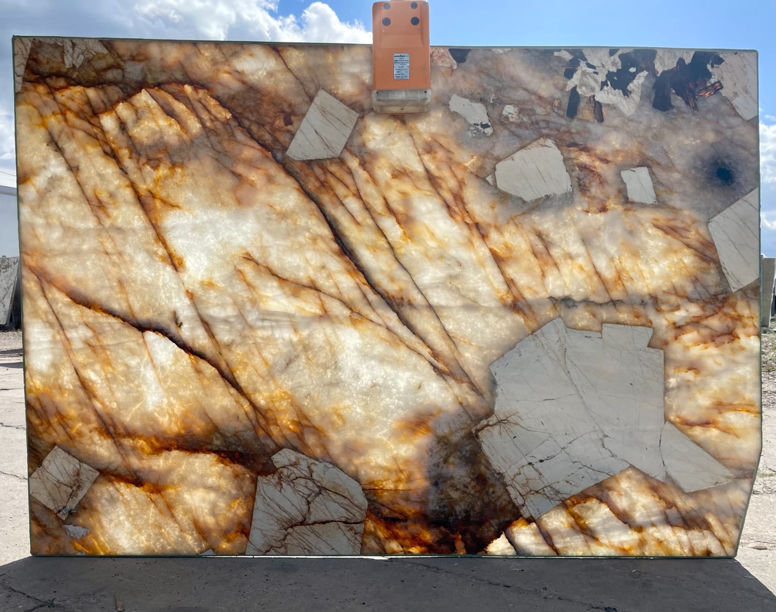 Kwarcyt Naturalny Patagonia 2 cm poler / nr. bloku 031753 - obrazek 3